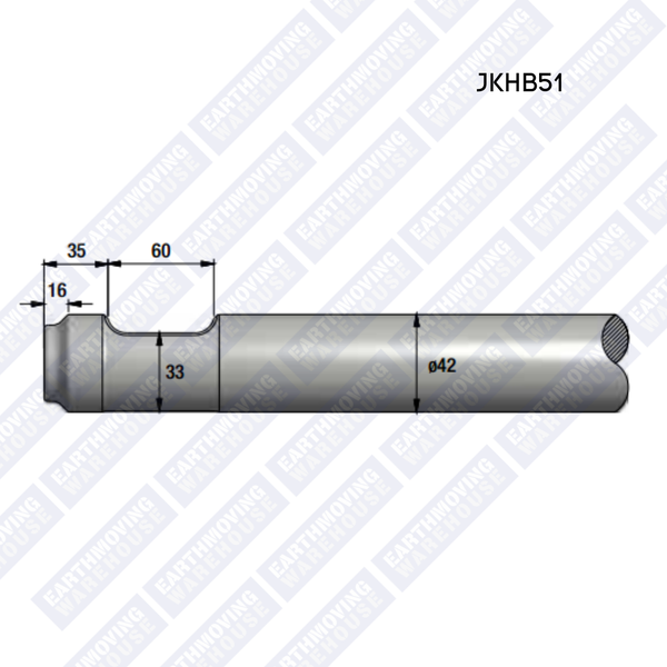 Chisel to Suit KOMATSU JKHB51 Rock Breaker