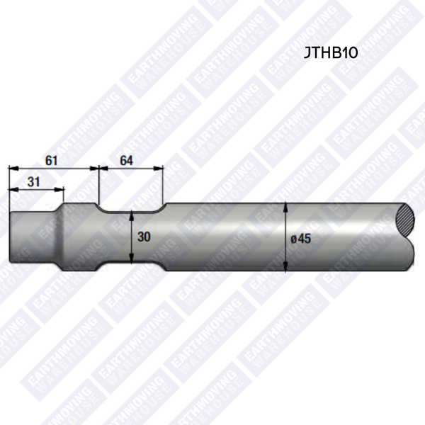Chisel to Suit KOMATSU JTHB10 Rock Breaker