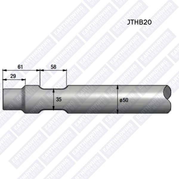 Chisel to Suit KOMATSU JTHB20 Rock Breaker