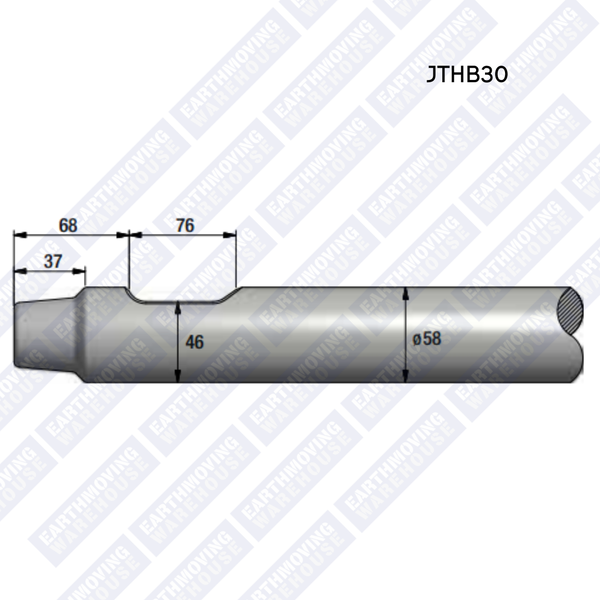 Chisel to Suit KOMATSU JTHB30 Rock Breaker