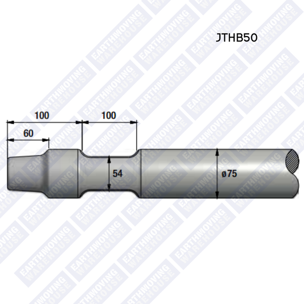 Chisel to Suit KOMATSU JTHB50 Rock Breaker