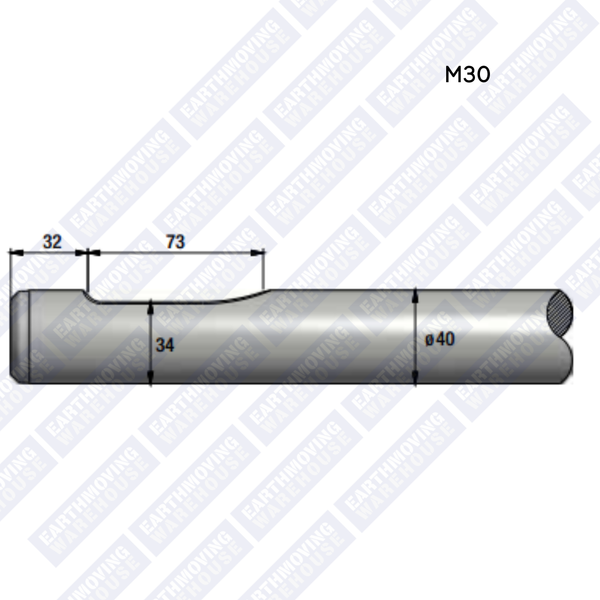 Chisel to Suit MONTABERT M30 Rock Breaker