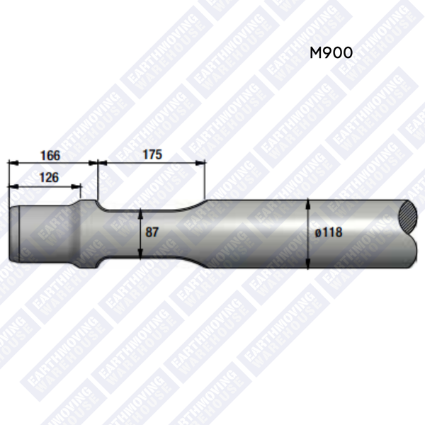 Chisel to Suit MONTABERT M900 Rock Breaker