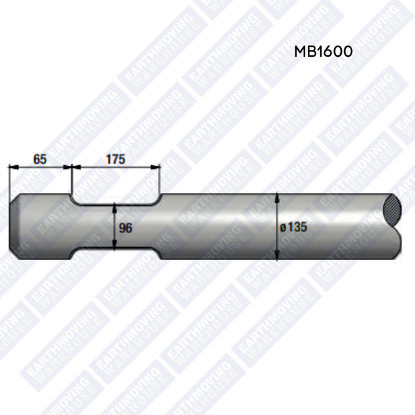 Chisel to Suit EPIROC MB1600 Rock Breaker