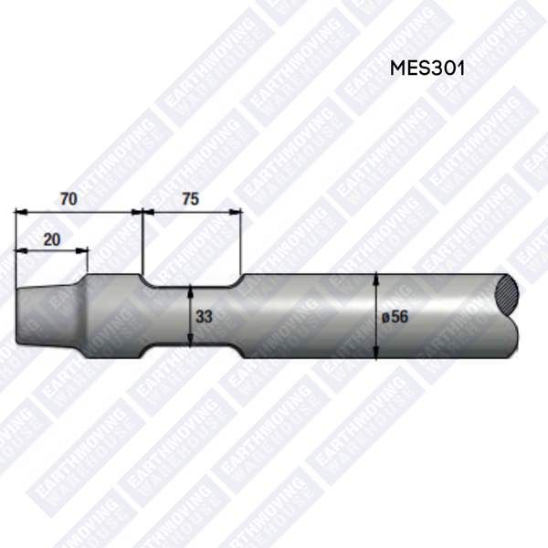Chisel to Suit INDECO MES 301 Rock Breaker