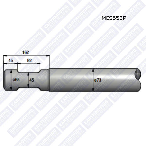Chisel to Suit INDECO MES 553P Rock Breaker