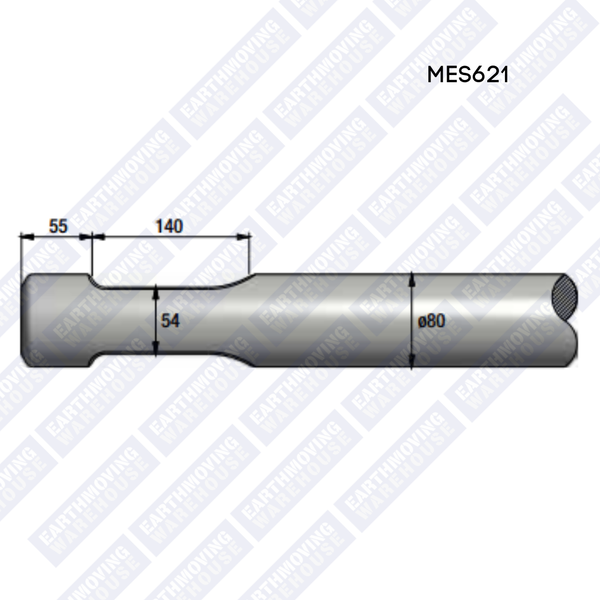 Chisel to Suit INDECO MES 621 Rock Breaker