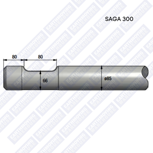 Chisel to Suit MSB SAGA 300 Rock Breaker
