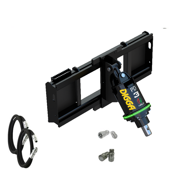 Digga PD3 and PDH3 auger drive for skid steer loaders up to 75Hp Earthmoving Warehouse
