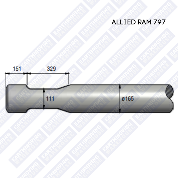 Chisel to Suit ALLIED HY RAM 797 Rock Breaker