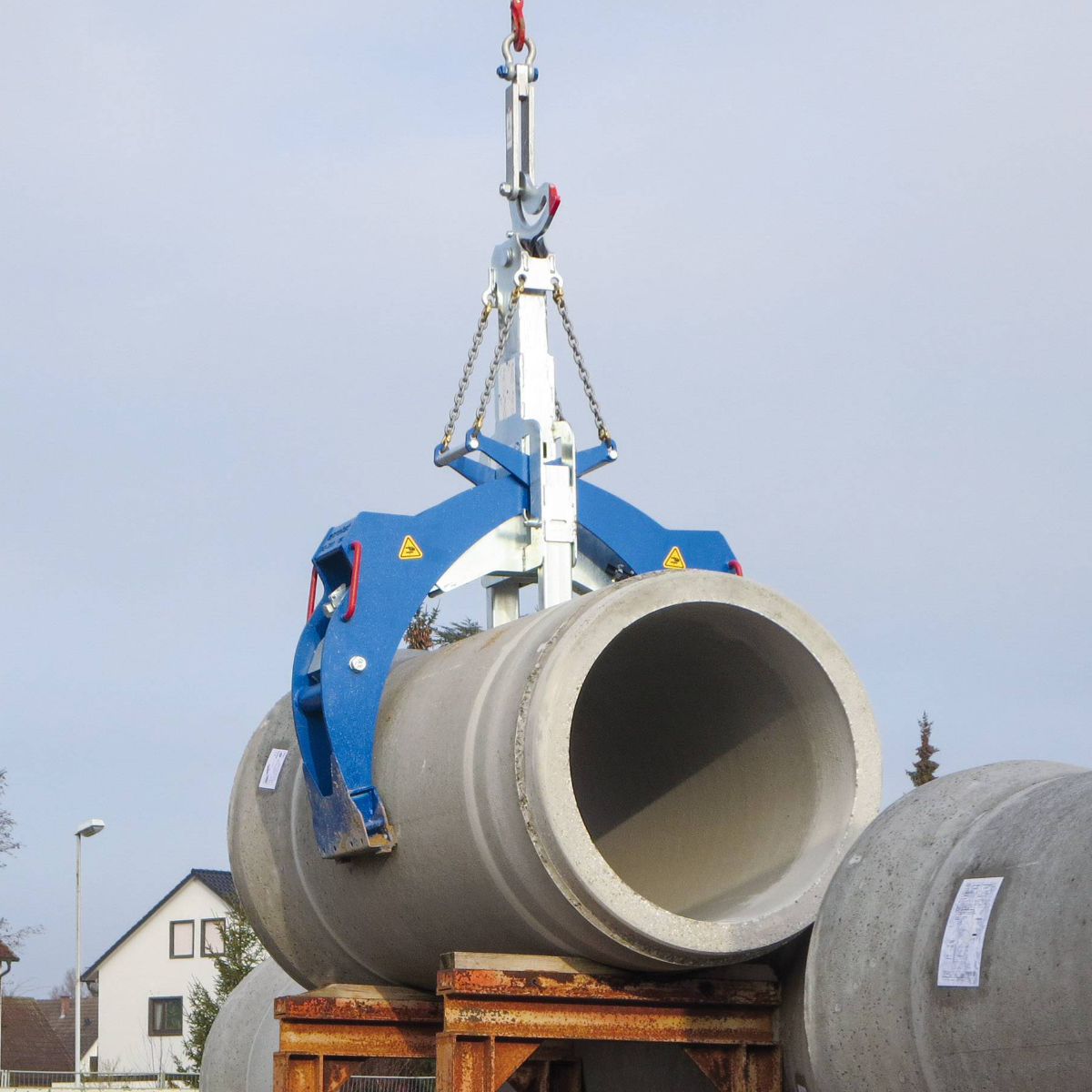 Probst RG-75/125-SAFELOCK Pipe Grab 4000kg Capacity 720-1280mm Grip Ra