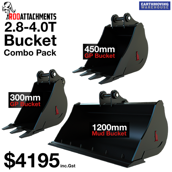 Roo Bucket Combo 2.8 To 4 Ton