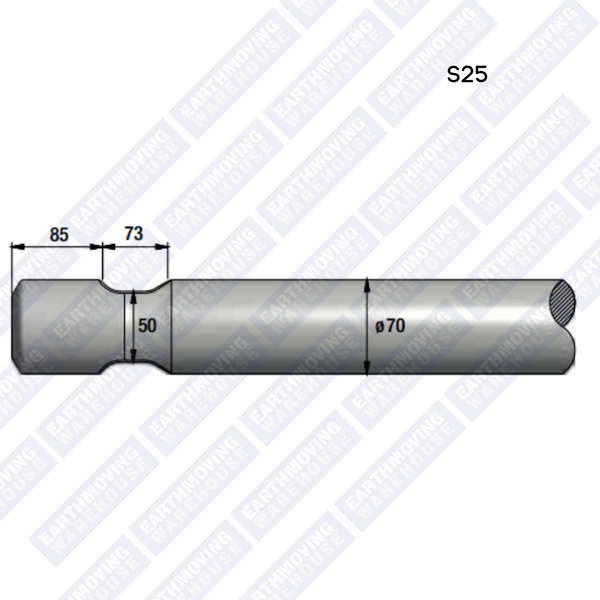 Chisel to Suit RAMMER S25 Rock Breaker