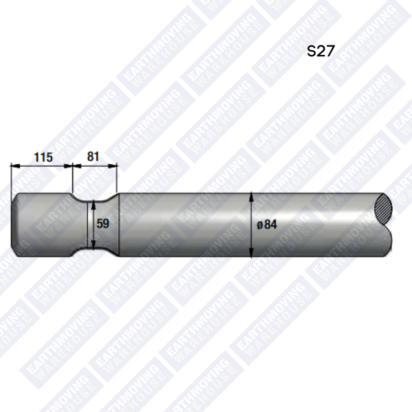 Chisel to Suit RAMMER S27 Rock Breaker