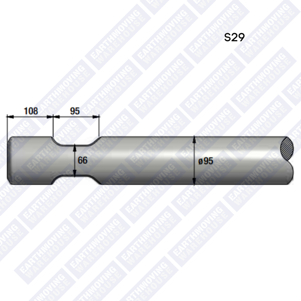 Chisel to Suit RAMMER S29 Rock Breaker