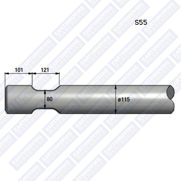 Chisel to Suit RAMMER S55 Rock Breaker