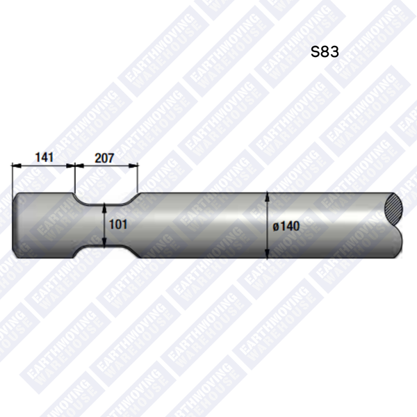 Chisel to Suit RAMMER S83 Rock Breaker