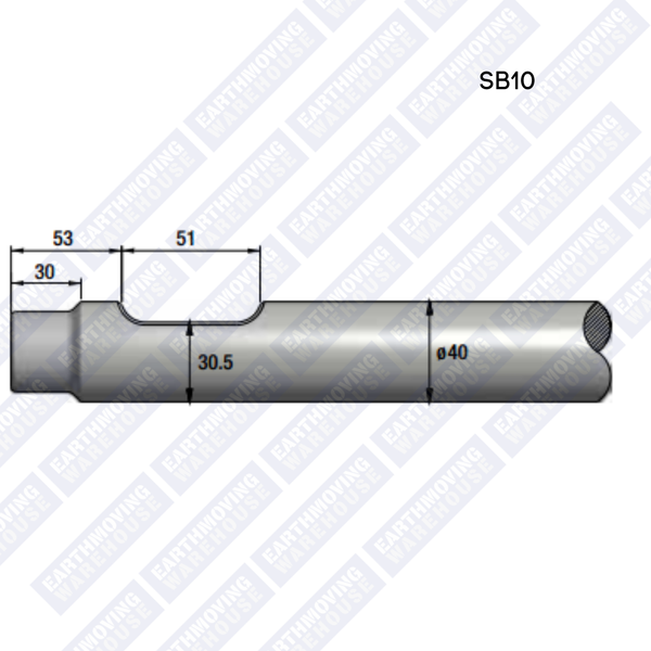 Chisel to Suit SOOSAN SB10 Rock Breaker