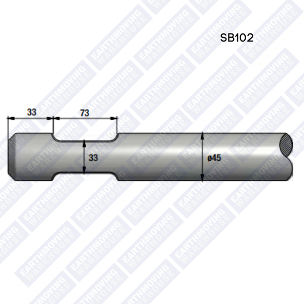 Chisel to Suit EPIROC SB102 Rock Breaker