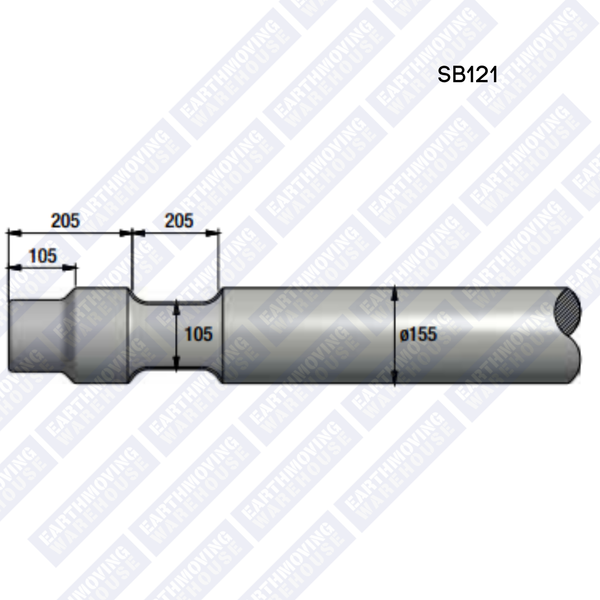 Chisel to Suit SOOSAN SB121 Rock Breaker
