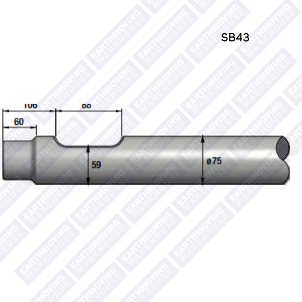 Chisel to Suit SOOSAN SB43 Rock Breaker
