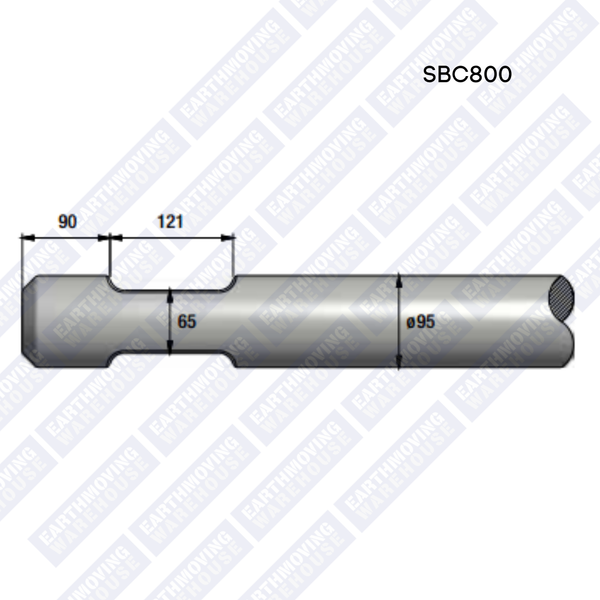 Chisel to Suit ATLAS COPCO SBC800 Rock Breaker