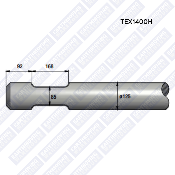 Chisel to Suit EPIROC TEX1400H Rock Breaker
