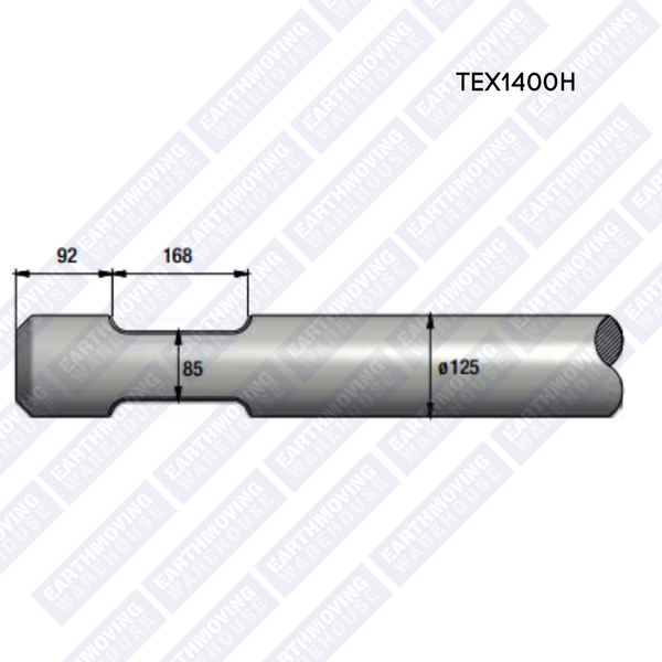 Chisel to Suit ATLAS COPCO TEX1400H Rock Breaker