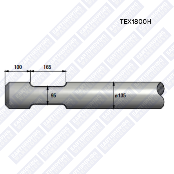 Chisel to Suit EPIROC TEX1800H Rock Breaker
