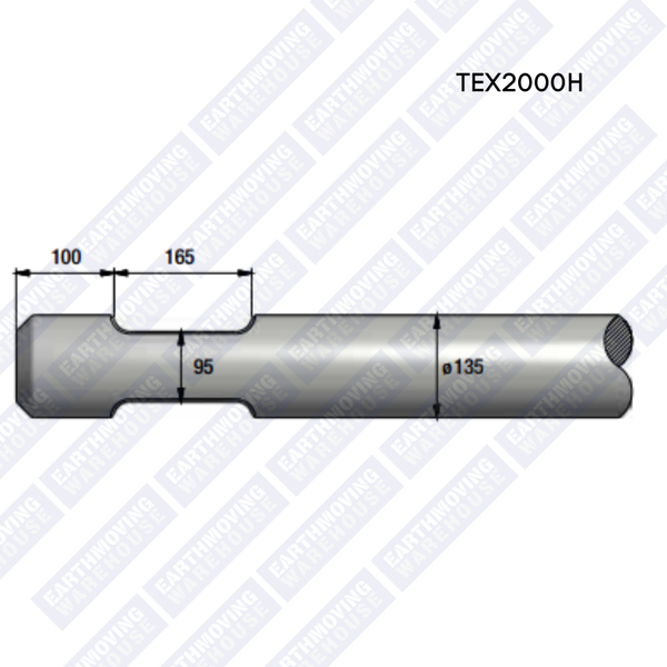 Chisel to Suit ATLAS COPCO TEX2000H Rock Breaker