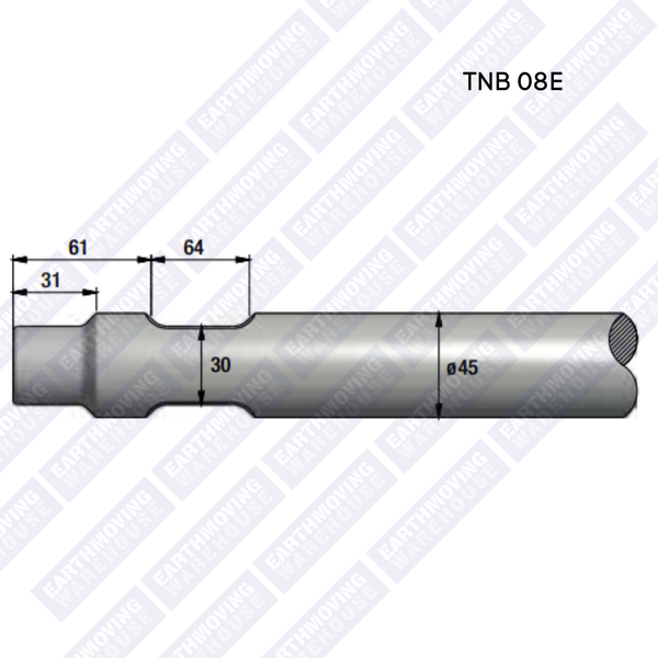 Chisel to Suit TOKU TNB-08E Rock Breaker