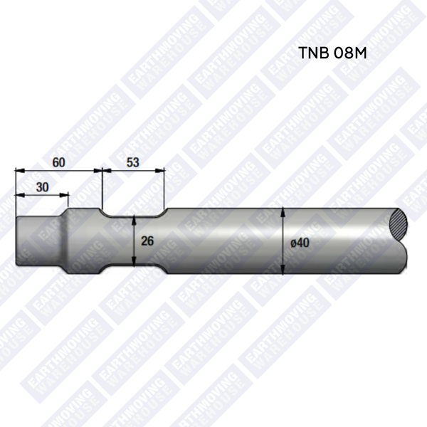 Chisel to Suit TOKU TNB-08M Rock Breaker