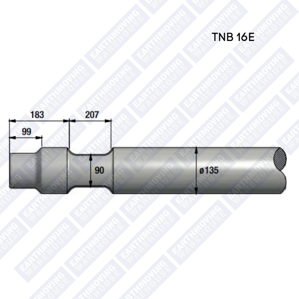 Chisel to Suit TOKU TNB-16E Rock Breaker