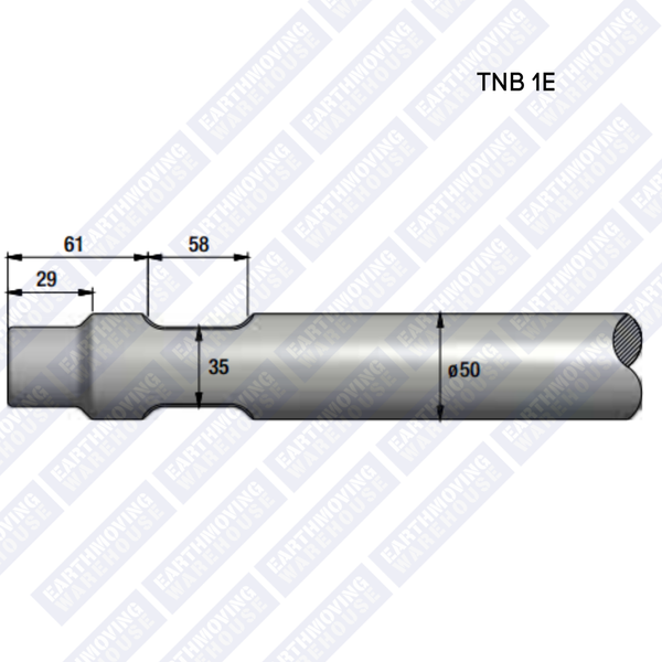 Chisel to Suit TOKU TNB-1E Rock Breaker
