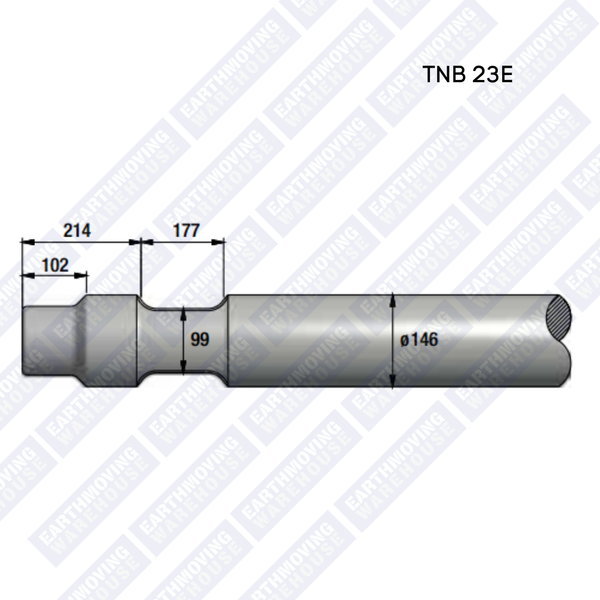 Chisel to Suit TOKU TNB-23E Rock Breaker