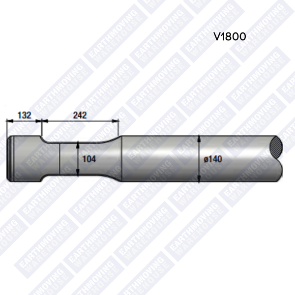 Chisel to Suit MONTABERT V1800 Rock Breaker