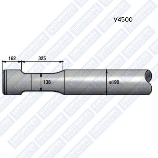 Chisel to Suit MONTABERT V4500 Rock Breaker