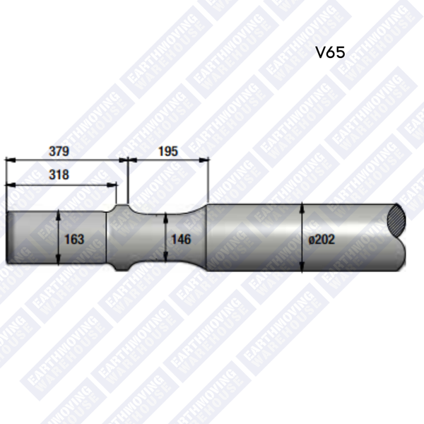 Chisel to Suit MONTABERT V65 Rock Breaker