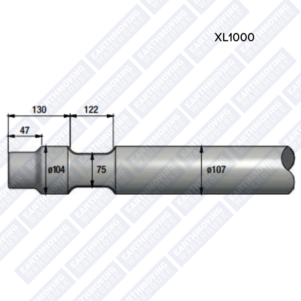 Chisel to Suit MONTABERT XL1000 Rock Breaker