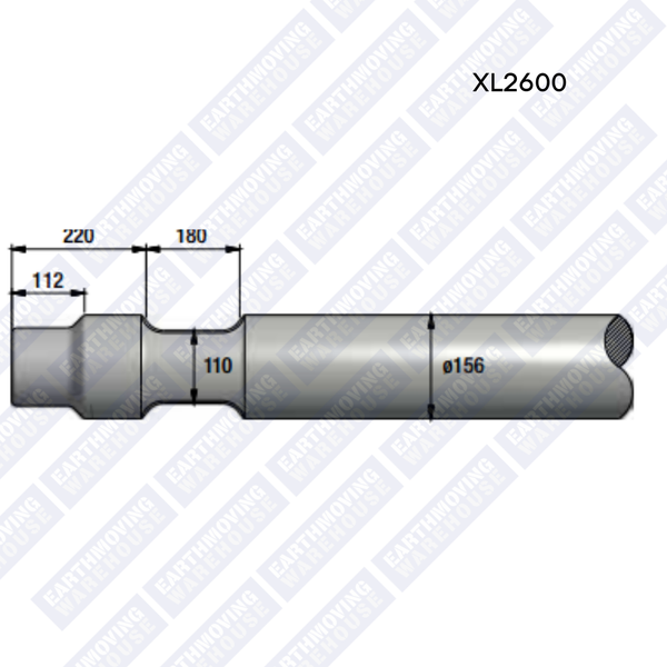 Chisel to Suit MONTABERT XL2600 Rock Breaker