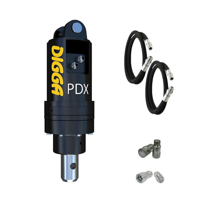 Digga PDX and PDXH Auger Drive for Small Skid Steer Loaders Earthmoving Warehouse
