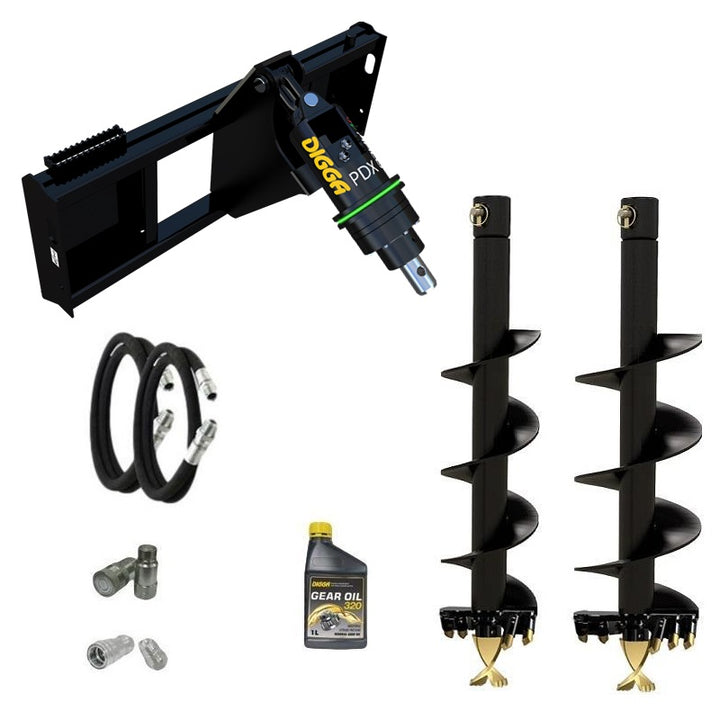Digga PDXH HALO auger drive combo package tractor up to 60Hp Earthmoving Warehouse