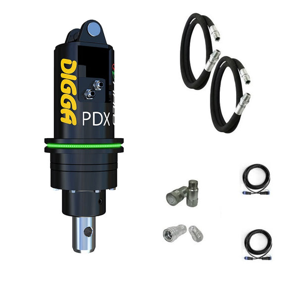 Digga PDX and PDXH Auger Drive for Mini Excavators up to 2T Earthmoving Warehouse