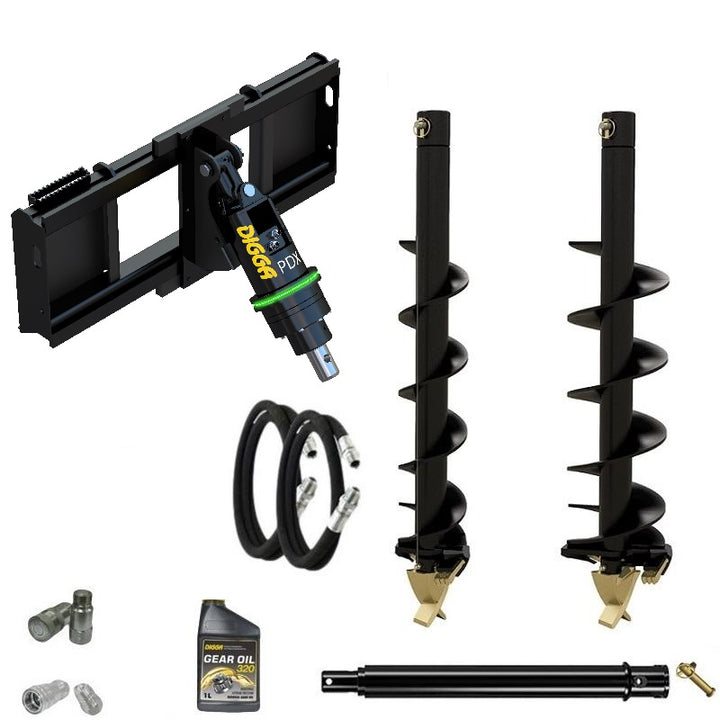 Digga PDXH HALO auger drive combo package for small skid steers Earthmoving Warehouse