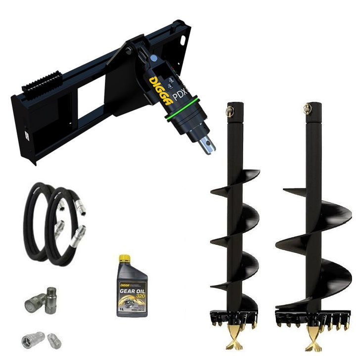 Digga PDXH HALO auger drive combo package tractor up to 60Hp Earthmoving Warehouse