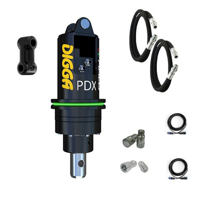 Digga PDX and PDXH Auger Drive for Mini Excavators up to 2T Earthmoving Warehouse