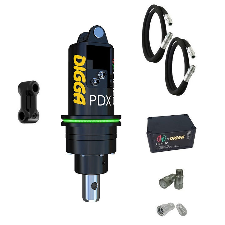 Digga PDX and PDXH Auger Drive for Mini Excavators up to 2T Earthmoving Warehouse