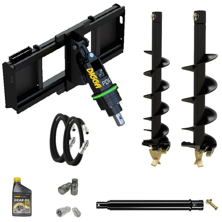 Digga PDXH HALO auger drive combo package for small skid steers Earthmoving Warehouse