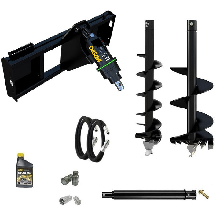 Digga PDXH2 HALO auger drive combo package for small skid steers Earthmoving Warehouse