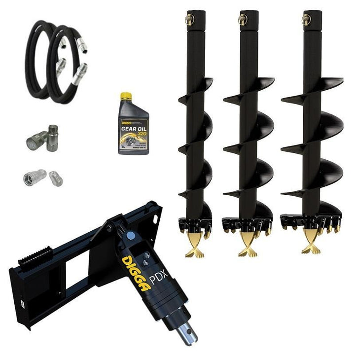 Digga PDX auger drive combo package tractor up to 60Hp Earthmoving Warehouse